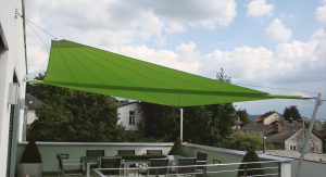 Sonnensegel in Grün von Mühlböck - Freude am Wohnen